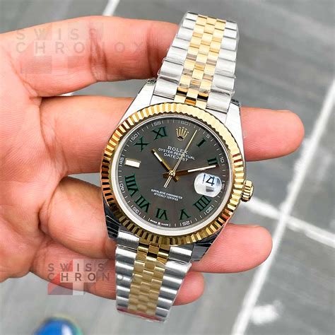 rolex wimbledon yellow gold